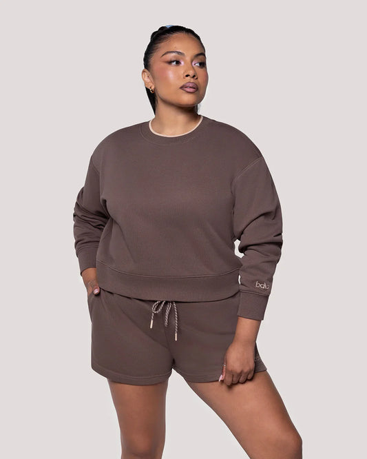 The Everyday Sweat Short | Espresso