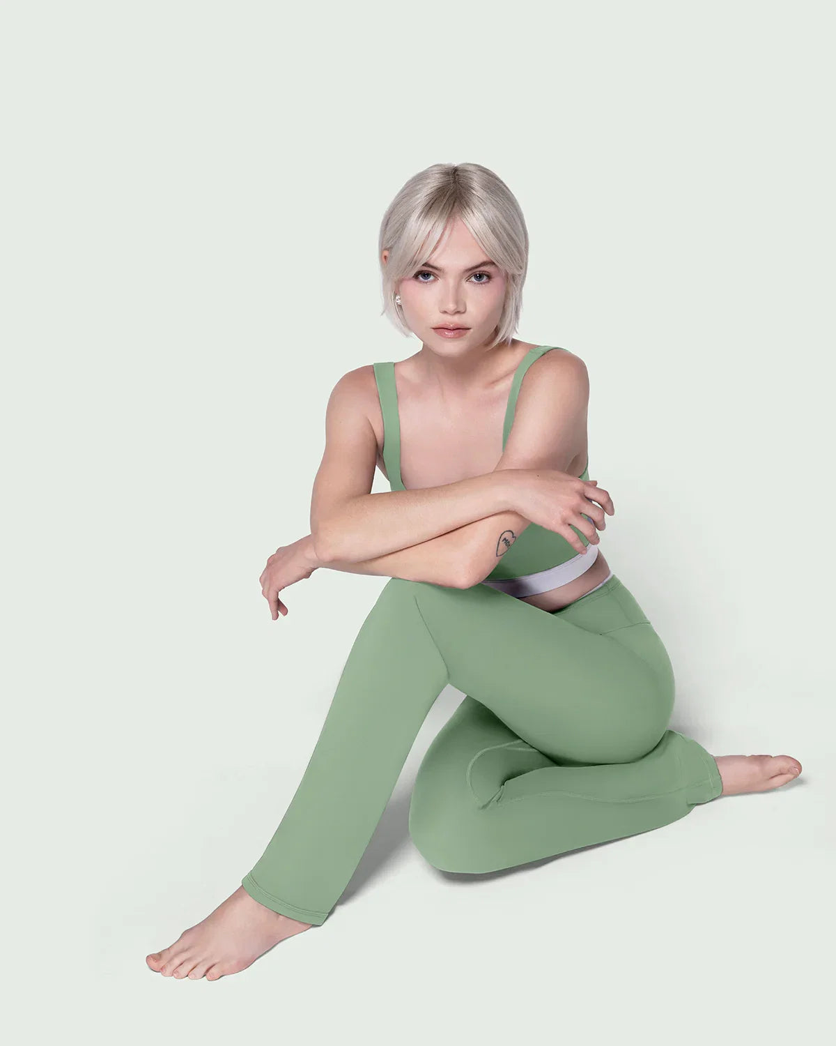 The Flared Legging | Sage