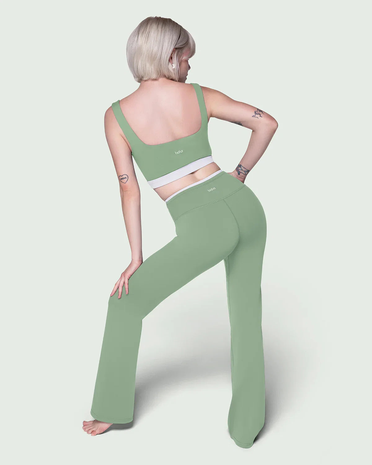 The Flared Legging | Sage
