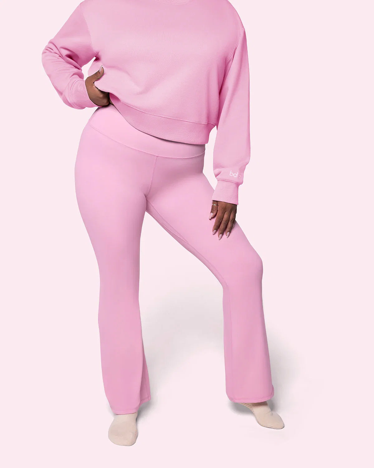The Flared Legging | Blush