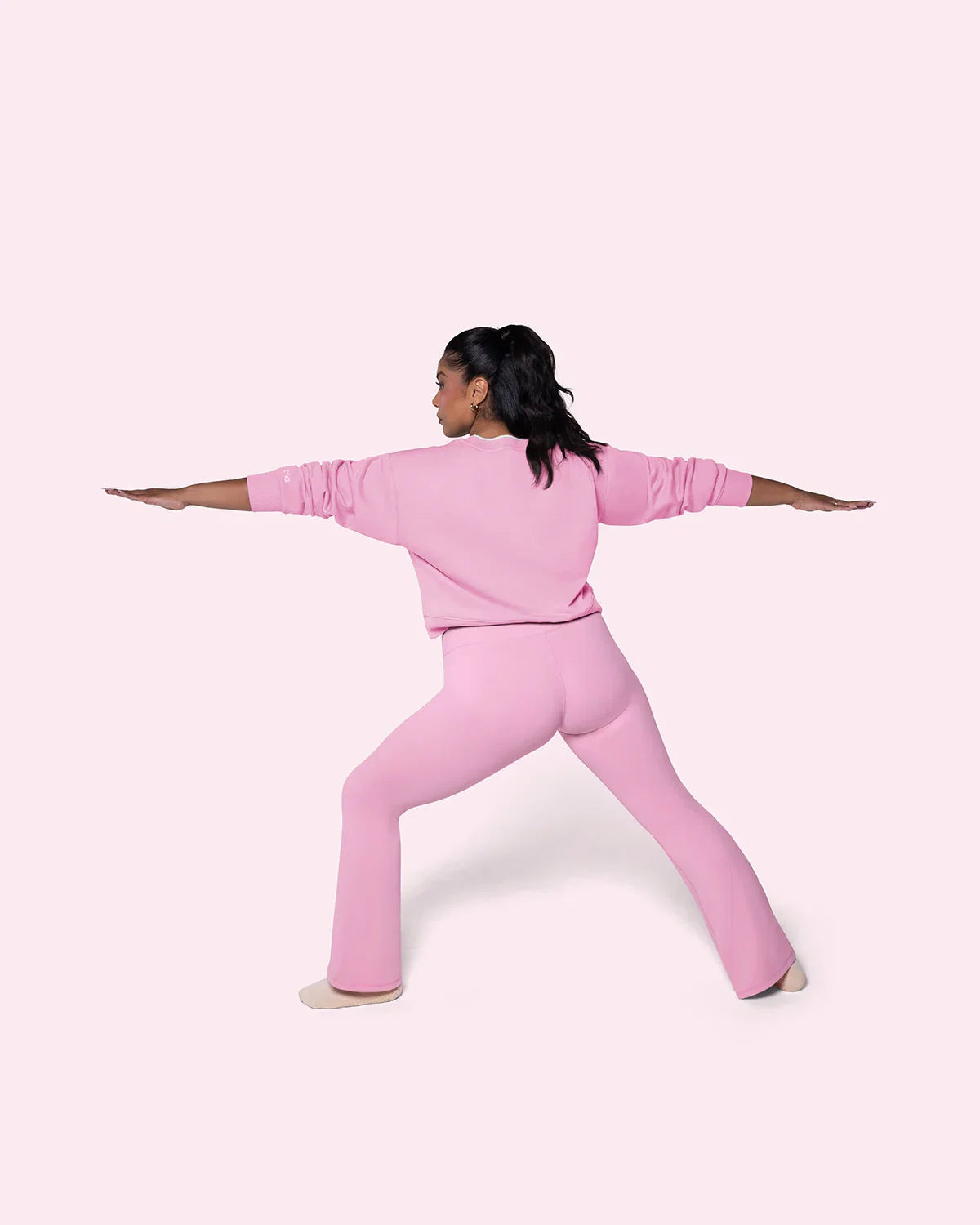 The Flared Legging | Blush